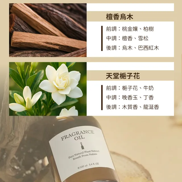 【任選三入組】植萃精油室內擴香100ml 居家香氛(精油擴香瓶 擴香瓶 室內擴香瓶)