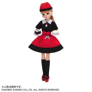 【Licca 莉卡娃娃】LW-12 流行商店提盒-壽司郎店員服裝組