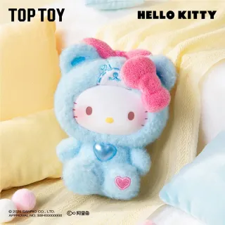 【YENDAR 研達】三麗鷗Hello Kitty泰迪毛絨睡衣小熊 (單盒)(夢趣細節隨身治癒)