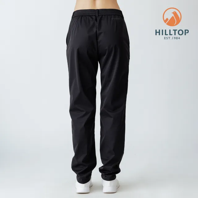 【Hilltop 山頂鳥】WINDSTOPPER防風透氣保暖長褲 女款 黑｜PH31XFQ8ECA0