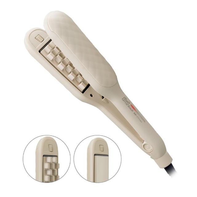 【ISITO】蓬蓬直髮翻轉兩用夾 IS-24E02DH(國際電壓 免換燙板 C字劉海 高顱頂 蓬鬆髮 3段溫控 負離子)