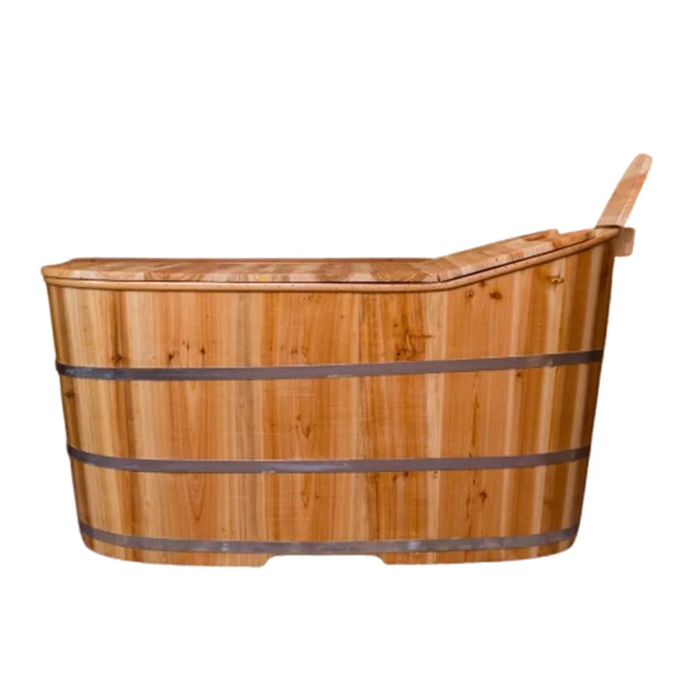 【G華林木桶店】大空間實木泡澡桶 110長 全身可泡 不帶蓋(汗蒸桶 浴缸 實木浴缸 沐浴桶 泡澡桶 預購12天)