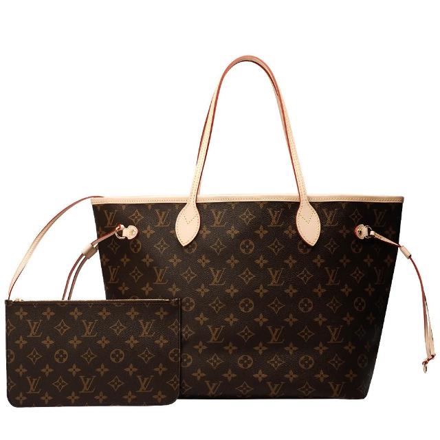 LV M46978 經典 Monogram 花紋 Neverfull GM 子母包，採用最新帆布料內裡設計，附拉鍊小錢包，可隨手攜帶。外觀時尚大方，適合日常出勤與休閒場合，結帳享89折再享0利率。
