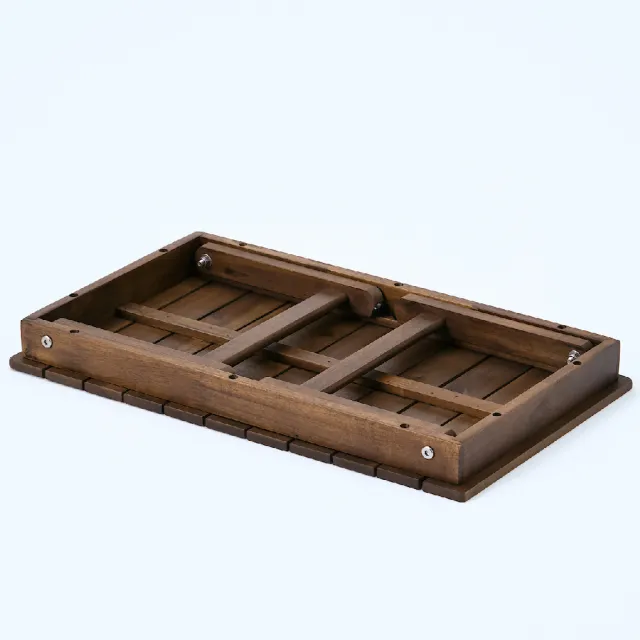 【MUJI 無印良品】相思木折疊迷你桌 約寬57.5x深30x高23cm(露營系列)