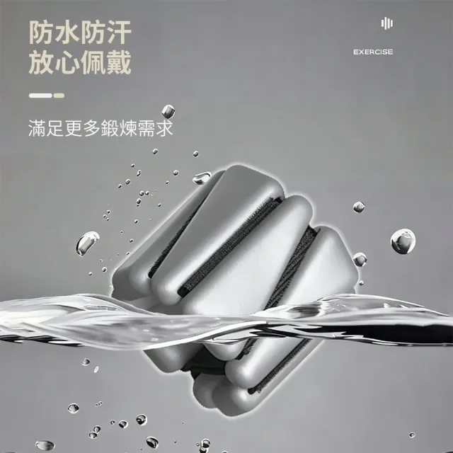 【灰熊厲害】潮時尚可調式健身負重手環2入組 2磅900g(負重訓練手環 重量手環 負重沙袋 沙包)