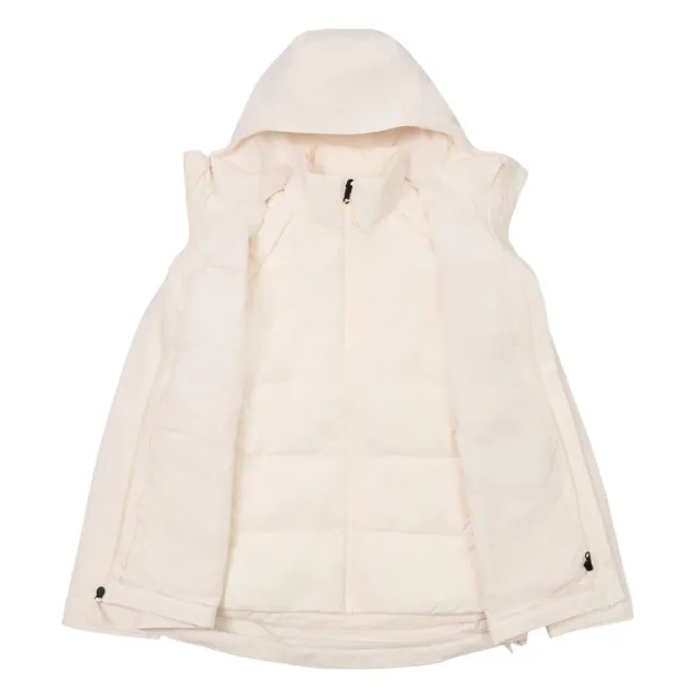 【The North Face】TNF 三合一外套 兩件式 W NORTH TABLE DOWN TRICLIMATE R- AP 女 米白(NF0A8ED1QLI)