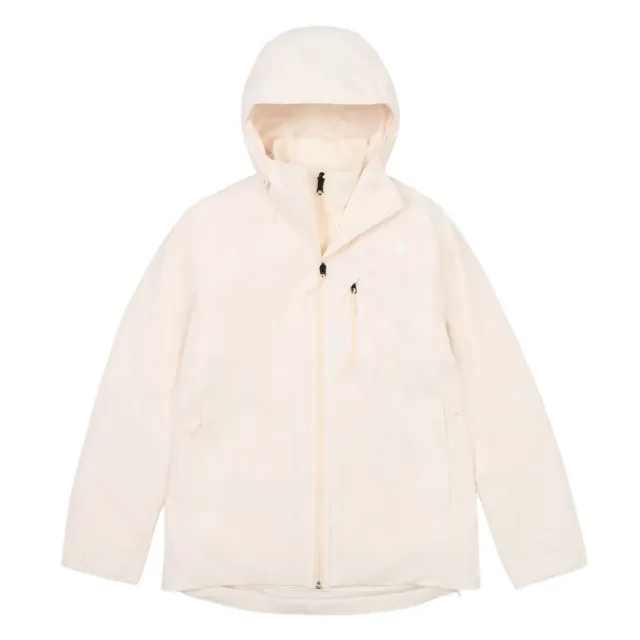 【The North Face】TNF 三合一外套 兩件式 W NORTH TABLE DOWN TRICLIMATE R- AP 女 米白(NF0A8ED1QLI)