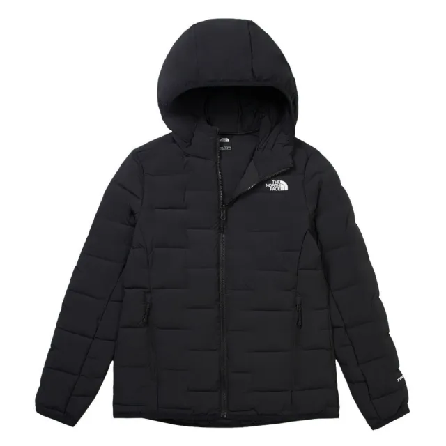 【The North Face】TNF 休閒 運動 DWR防潑水羽絨外套 W CUBE LT HOODIE DOWN - AP 女 黑(NF0A8DX6JK3)