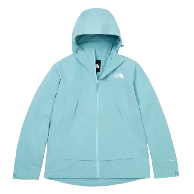 【The North Face】TNF 休閒 運動 DRYVENT防水衝鋒衣 W CASCADE DRYVENT JACKET - AP 女 藍(NF0A8BWEBOA)