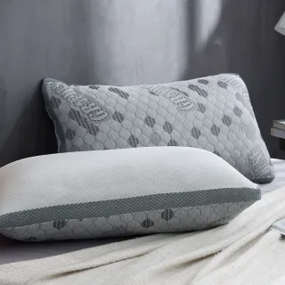 【HOYACASA  禾雅寢具】石墨烯獨立筒枕(二入)