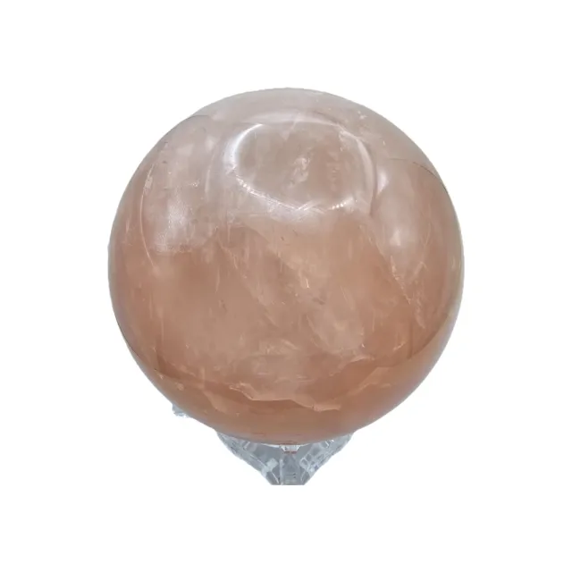 【藏古祥館】一級品天然水晶粉晶球WBP07(水晶)