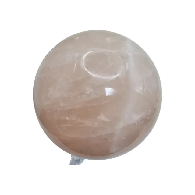 【藏古祥館】一級品天然水晶粉晶球WBP25(水晶)