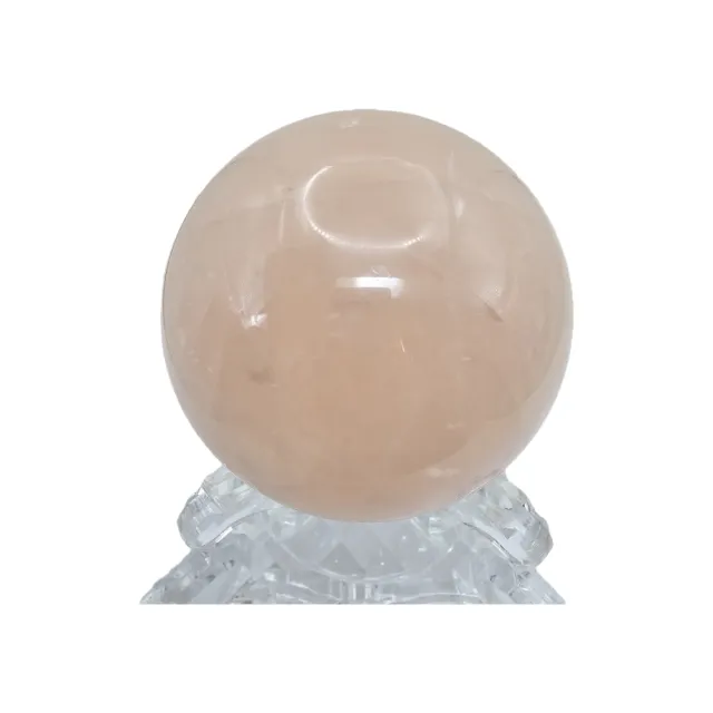 【藏古祥館】一級品天然水晶粉晶球WBP28(水晶)