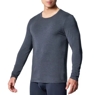 【3GUN】官方直營 勁熱衣  科技羊毛男保暖圓領長袖衫(男內衣 多色任選)