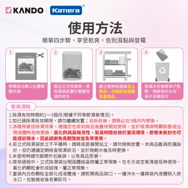 【Kando】立式除濕袋-200g(20入/包)