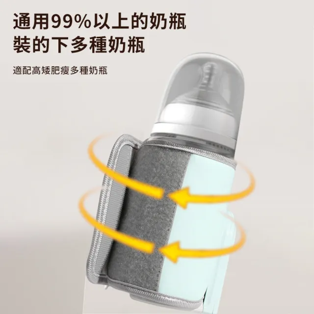 嬰兒奶瓶保溫套 Type-C快充可攜式溫奶器 熱奶器 加熱恆溫杯套 奶瓶加熱保溫 6檔調溫 智能數顯