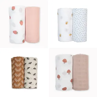 【lulujo】經典多功能包巾 親子良品(2入組/5款花色)