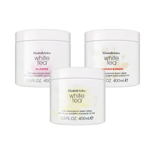 【Elizabeth Arden 伊麗莎白雅頓】舒體霜 400ml(國際航空版/白茶.綻野玫瑰.花漾甜橘.白茶野薑花)