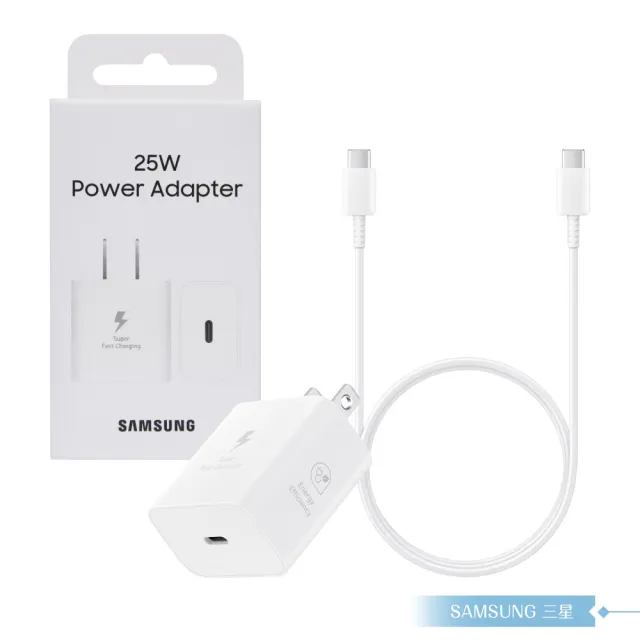 【Samsung 三星】for Z Fold7 Flip7 25W快充組(附原廠盒裝T2510頭+三星製造雙Type C線)