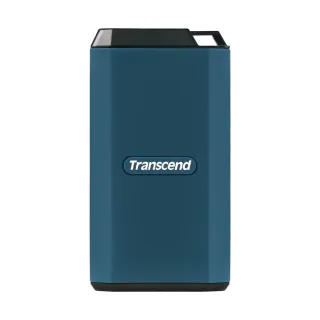 【Transcend 創見】ESD410C 4TB USB3.2/Type C 抗摔防水雙介面外接SSD行動固態硬碟-藏青藍(TS4TESD410C)