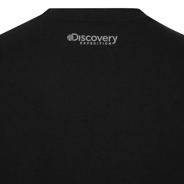 【Discovery Expedition】Denver 刷毛大學T 休閒大學T 刷絨上衣(DXMT73056-BKS)