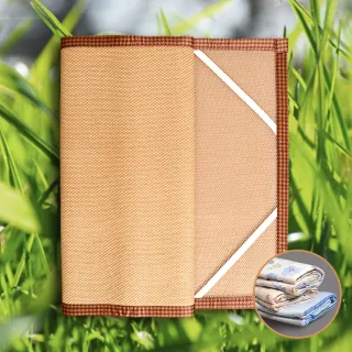 【神田職人】單人加大3.5尺 3D頂級特厚 柔藤 透氣涼蓆-B 棉麻 床蓆 不夾髮膚 涼蓆推薦(105x182cm)