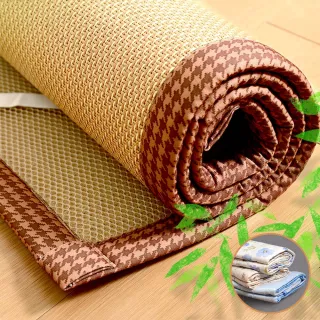 【神田職人】單人3尺 3D頂級特厚 柔藤 透氣涼蓆-B 棉麻 床蓆 不夾髮膚 涼蓆推薦(單人3尺-90x180cm)