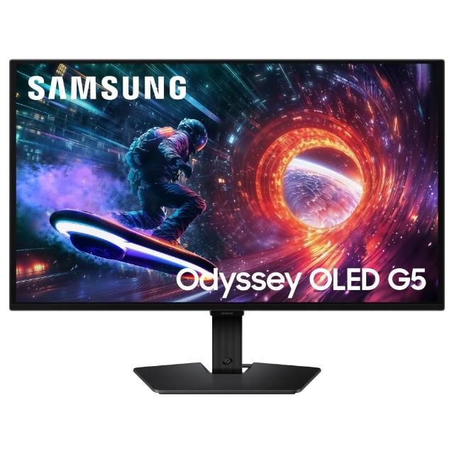【Samsung 三星】雷蛇有線電競滑鼠組★S27FG502SC Odyssey OLED G5 27型 QD-OLED QHD 180Hz電競螢幕(G-Sync