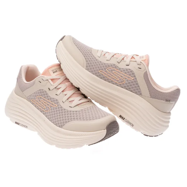 【SKECHERS】女鞋 慢跑系列 慢跑鞋 GO RUN MAX CUSHIONING ENDEAVOUR(129470NAT)
