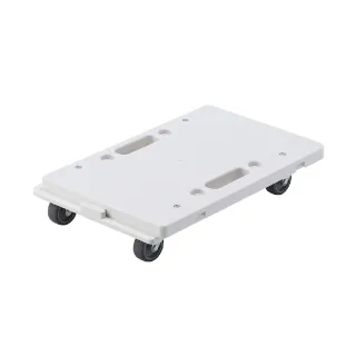 【MUJI 無印良品】縱橫皆可連接聚丙烯平台車 約寬27.5x深41x高7.5 cm