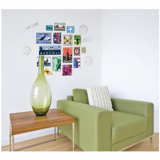 【JB 時尚壁貼】時尚壁貼(郵票牆貼)