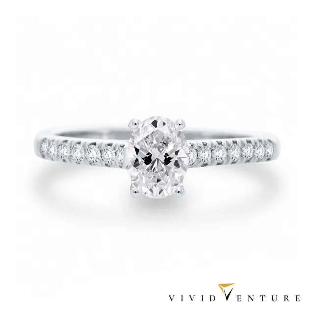 【Vividventure 亞帝芬奇】鉑金 GIA 50分 DSI2 天然鑽石 真鑽 戒指 輕奢風