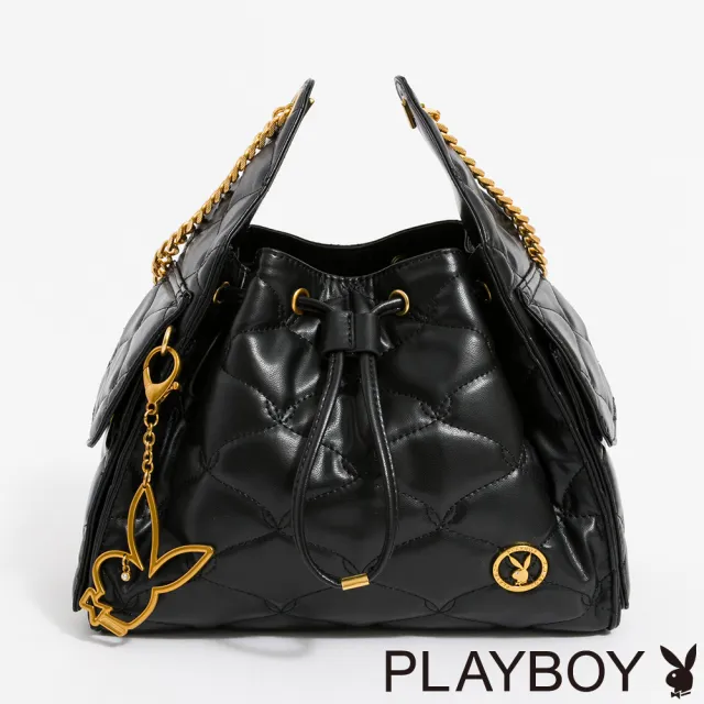 【PLAYBOY】肩背包  Top-Notch系列(黑色)
