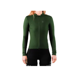 【The Service Course】女款長袖車衣 梧桐綠(B6SC-LWJ-GRXXXW)