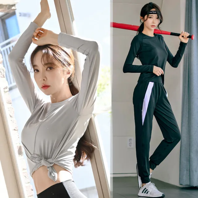 【BODYAIR】韓妞必BUY運動衣褲組(瑜珈.慢跑.健身.透氣.舞蹈.運動服.運動褲)
