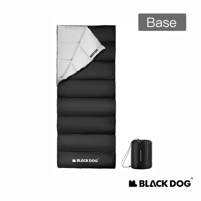 【Blackdog】base思眠可機洗拼接信封睡袋 WS052(台灣公司貨)