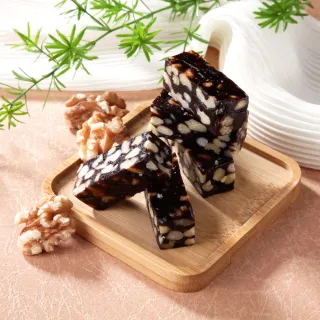 【喜RORO】低糖高纖南棗核桃糕500gx3盒 附提袋(全素/堅果/年菜/年節禮盒/春節送禮/台中必買伴手禮)