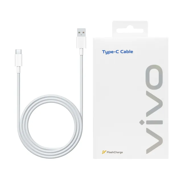 【vivo】原廠台灣公司貨 8.5A USB-A to Type-C 閃充充電線 -支援90W閃充(盒裝)