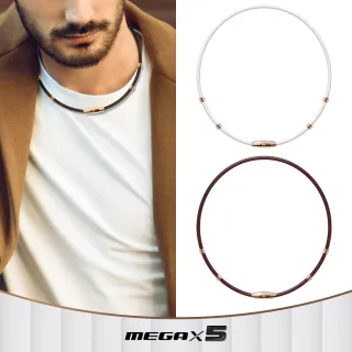 【&MORE 愛迪莫】X5 特仕版健康鈦項鍊.項圈(玫瑰金/鈦鍺/能量/禮物)