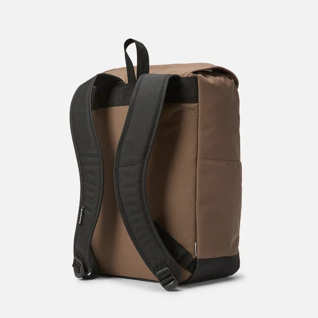 【Timberland】中性咖啡色19公升休閒後背包(A6MFWBK0)