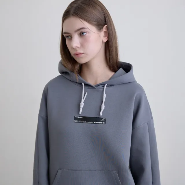 【GIORDANO 佐丹奴】女裝高彈力連帽上衣 Urban Outdoor系列(14 熔岩煙灰)