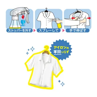 【台隆手創館】日本白元 衣服除皺噴霧-無香 300mL(衣服除臭噴霧)