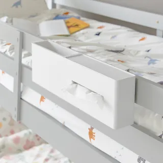 【YAMAZAKI 山崎】tower門板萬用紙巾收納盒-白(掛式面紙盒/床邊面紙盒/宿舍收納盒/多功能面紙盒/日本山崎)