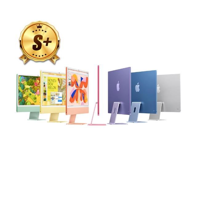 【Apple】S+級福利品 iMac 4.5K 24吋 M4 晶片 8核心CPU 8核心GPU 16G 記憶體 256GB SSD