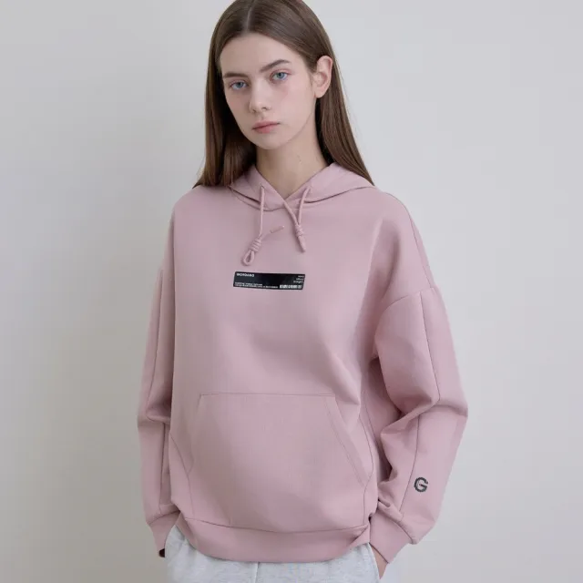 【GIORDANO 佐丹奴】女裝高彈力連帽上衣 Urban Outdoor系列(65 啞粉紅)