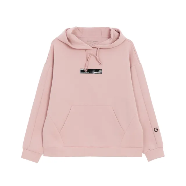 【GIORDANO 佐丹奴】女裝高彈力連帽上衣 Urban Outdoor系列(65 啞粉紅)