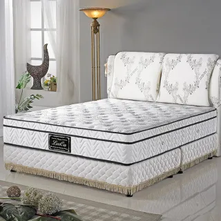 【LooCa】皇御精品天絲獨立筒床墊(雙人5尺-送石墨烯枕套x2+保潔墊)