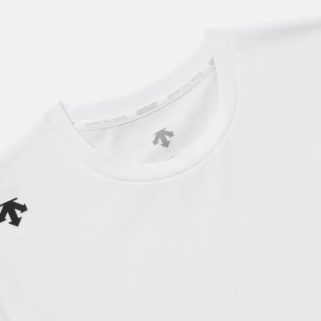 【DESCENTE】長袖上衣 男 快排 TOUGH ESSENTIAL LONG SLEEVE 白 SQ323UTL72-WHT0