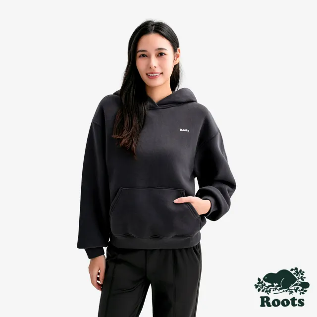 【Roots】Roots女裝- CLOUD 連帽上衣(石墨灰)