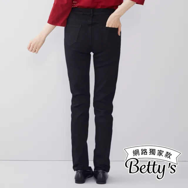【betty’s 貝蒂思】網路獨賣★超顯瘦彈性直筒牛仔褲M-3L